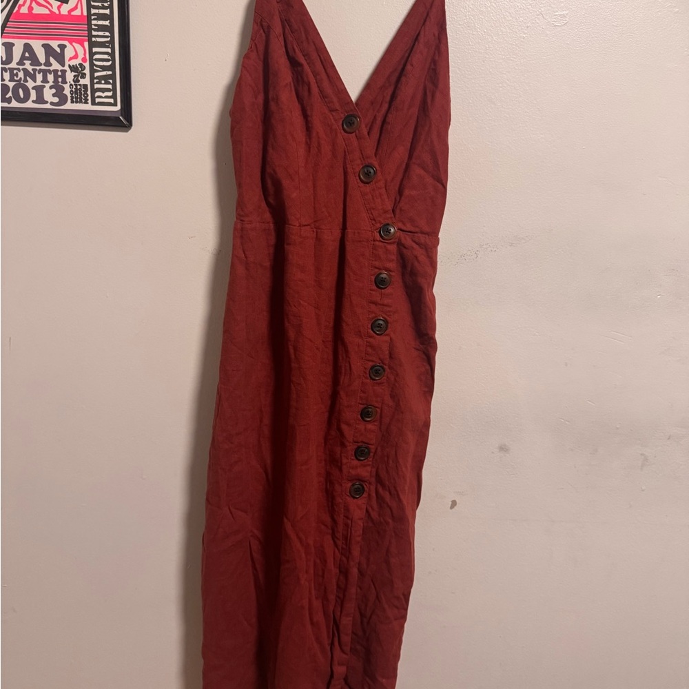 Urban Outfitters Rust Backless Dress